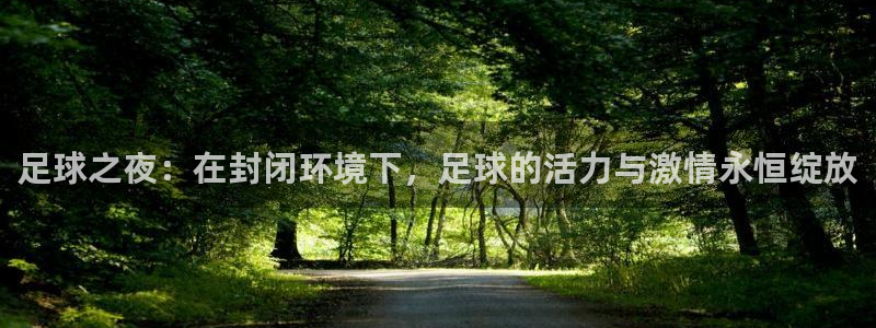 足球之夜：在封闭环境下，足球的活力与激情永恒绽放